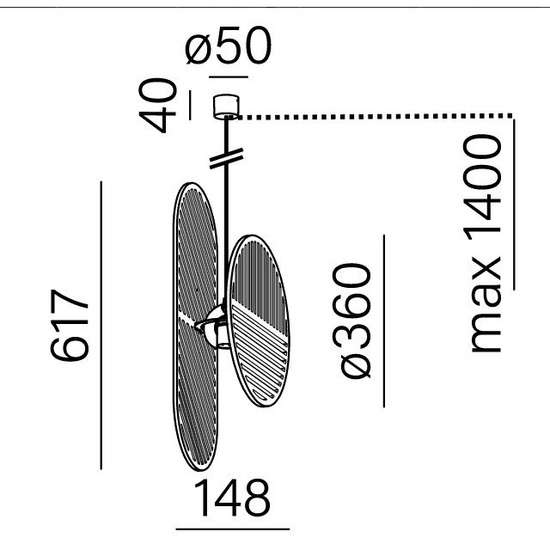 LAMPA WISZĄCA IKI E27 AQFORM