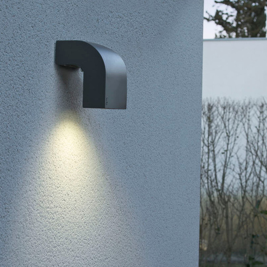 Kinkiet zewnętrzny KLAMP ciemnoszary 74407