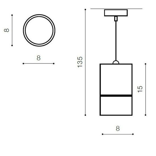 Lampa wisząca Raffael Gold 