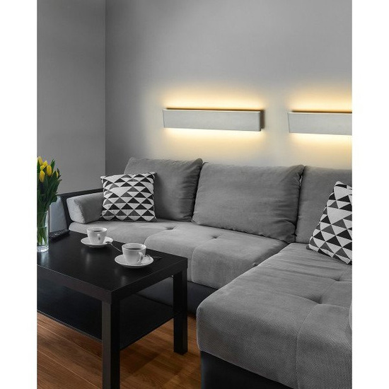 Kinkiet Norman M White Azzardo 28 cm