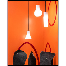 LAMPA WISZĄCA MODERN GLASS Barrel WP E27 230V AQFORM