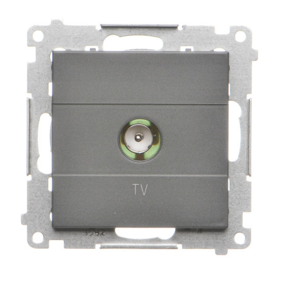 Gniazdo antenowe TV pojedyncze końcowe Simon 55