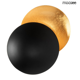 MOOSEE lampa ścienna ECLISE złota / czarna