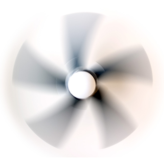 Wentylator  Eterfan czarny mat / transparentny Faro 32003