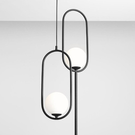 Lampa wisząca Riva 1086G1 czarna