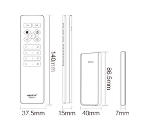 Pilot 4-strefowy z funkcją regulacji CCT MiBoxer (C1-B)