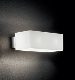 Biały Kinkiet BOX AP2 009537 IDEAL LUX