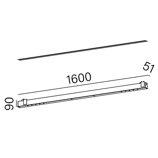MIXLINE LED wpuszczana listwa oświetleniowa AQform