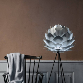 Lampa stojąca tripod SILVIA medium steel UMAGE 