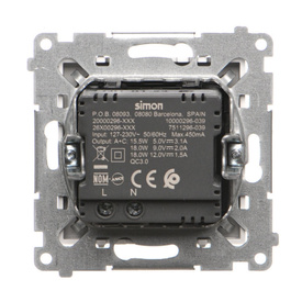 Ładowarka USB podwójna Simon 55