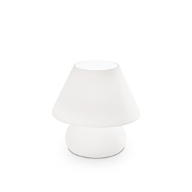 LAMPA STOŁOWA, NOCNA PRATO TL1 SMALL BIANCO 074726 IDEAL LUX