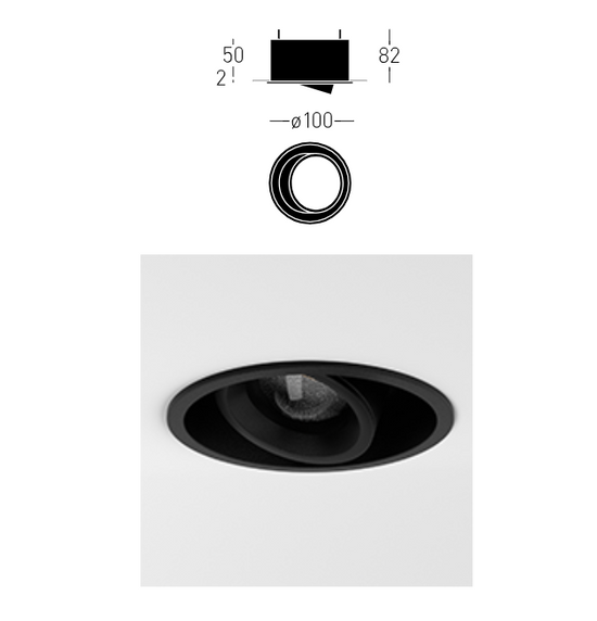 Oprawa wpuszczana Maxime R IN SW Chors