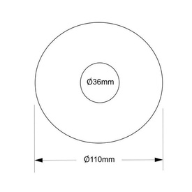 Pierścień redukcyjny UFO BIANCO OPEN DESIGN HIGHLIGHTS
