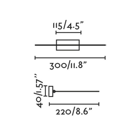 Kinkiet MAGRITTE 300 złoty Faro 61083