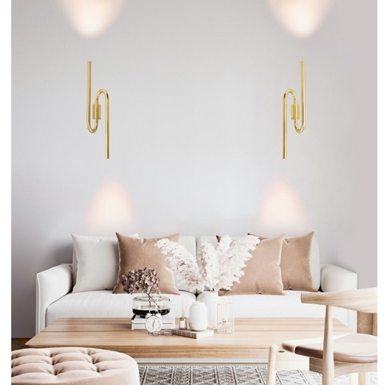MOOSEE lampa ścienna MACAROON złota