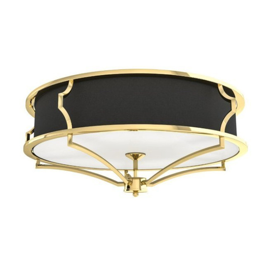 Plafon Stesso PL Gold / Nero M styl NOWOJORSKI