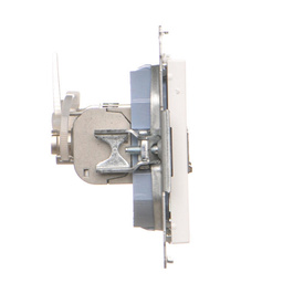 Gniazdo komputerowe podwójne ekranowane RJ45 kat. 6 Simon 55