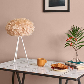 Lampa stołowa tripod EOS mini jasny brąz UMAGE