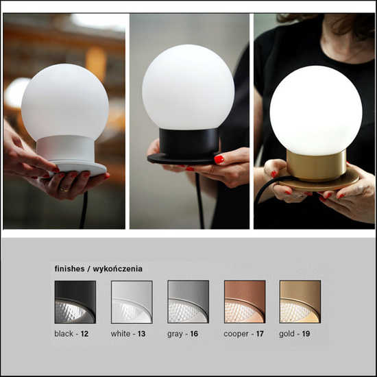 Lampka MODERN BALL LED MP 3000K AQform