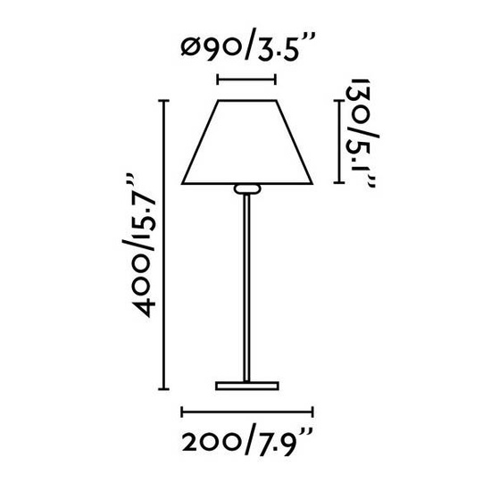 Lampa stołowa beżowa Nidia 68423Faro