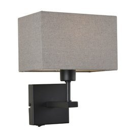 Kinkiet czarno szary Norte I A Italux - do wyczerpania zapasów