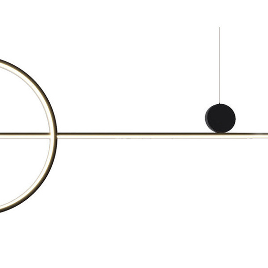 Czarna lampa wisząca RAGE Moosee