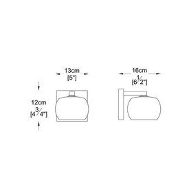 Kinkiet dekoracyjny Crystal ZUMA LINE