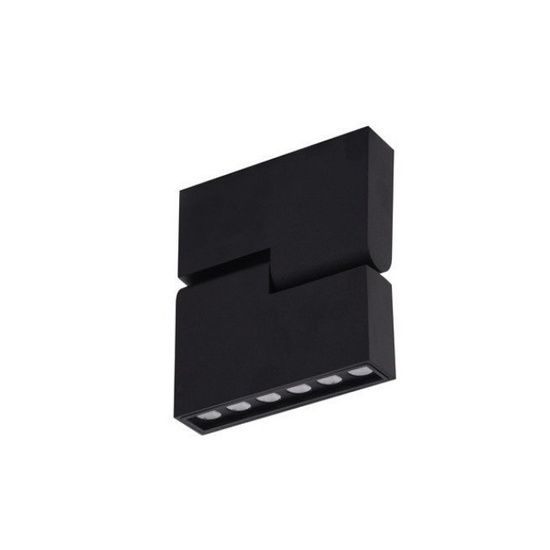 Oprawa natynkowa z ruchomym źródłem światła Leon Black Azzardo