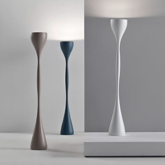 Lampa podłogowa JAZZ biała VIBIA