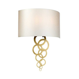 Kinkiet Curtis Postarzany mosiądz Elstead 