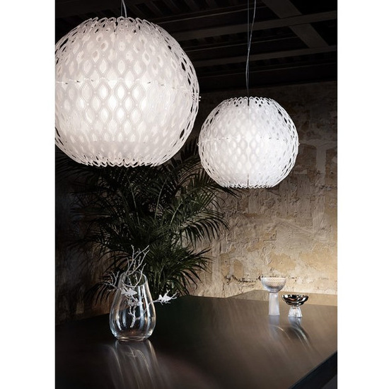 Lampa wisząca Charlotte Globe biała Slamp