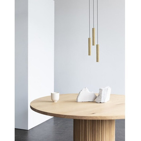 Lampa wisząca Chimes Cluster 3 dąb UMAGE