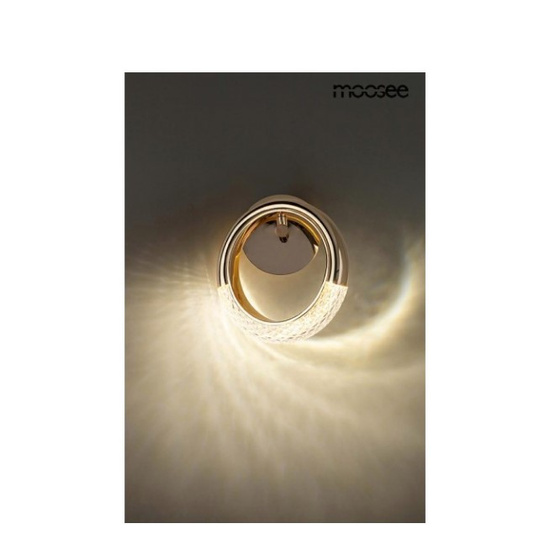 Kinkiet HELIOS złoty Moosee