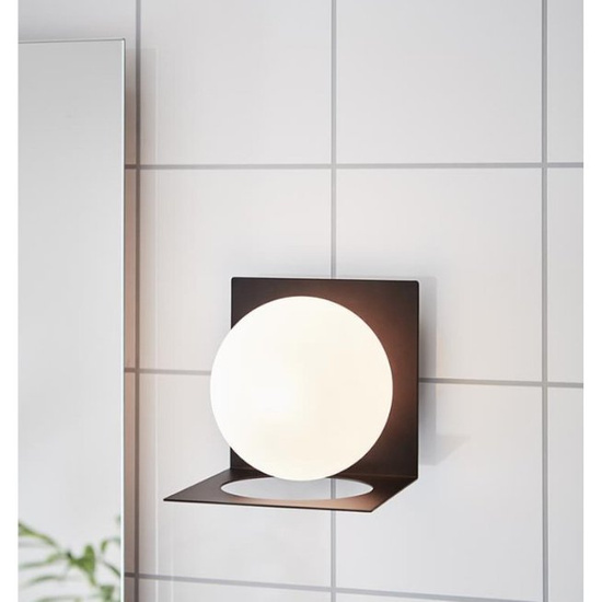 Kinkiet łazienkowy Zenit czarna IP44 Markslojd 