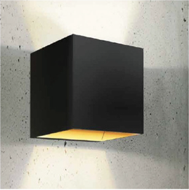 KINKIET MARS BLACK / GOLD AZZARDO 
