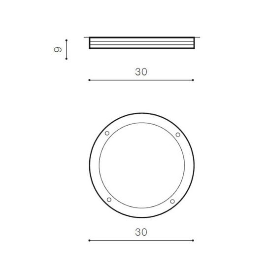 Plafon zewnętrzny Fano White IP54 Azzardo 