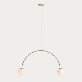 Lampa wisząca UNA 2 BEIGE Aldex