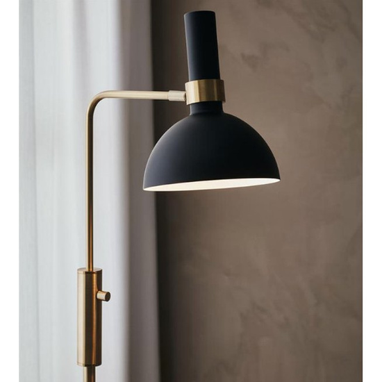 Lampa podłogowa Larry 1L czarna/złota Markslojd