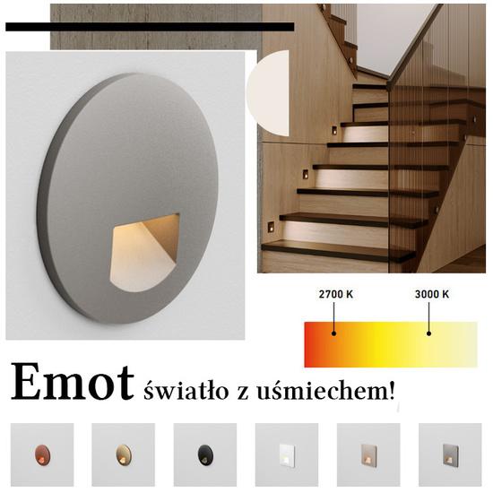 Oprawa schodowa kinkiet Emot AQform