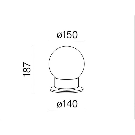 Lampka MODERN BALL LED MP 3000K AQform