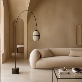 Lampa podłogowa PULL P1249/NEG/NEG Aromas