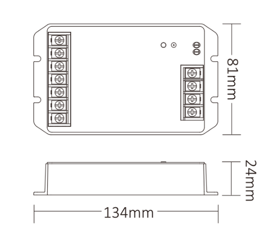 Kontroler 5w1 LED Zigbee 3.0 12-48VDC 30A MiBoxer (HZ5)