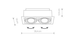 Reflektor do zabudowy Downlight II White Nowodvorski