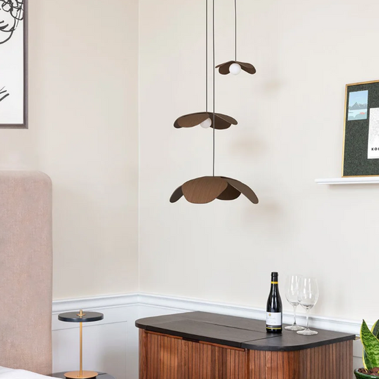 Lampa wisząca Forget me not ciemny dąb UMAGE