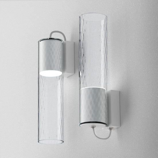 KINKIET MODERN GLASS TR Tube LED 230V hermetic AQFORM 