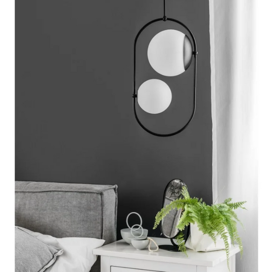 KOBAN C lampa wisząca czarna IP44 UMMO