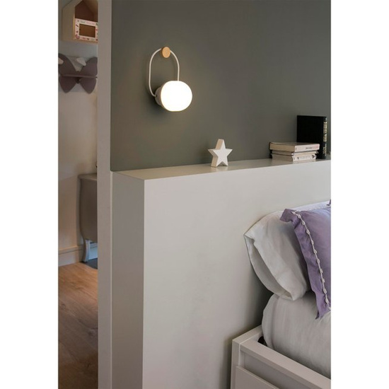 Biała lampka przenośna lampka TAKE AWAY LED 01015 Faro