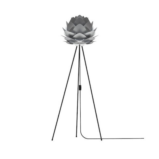 Lampa stojąca tripod SILVIA mini grey UMAGE