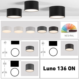 Oprawa natynkowa LUNO ON IP44 Chors