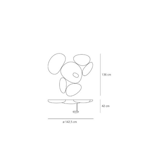 Lampa sufitowa Skydro LED Artemide 1245110A